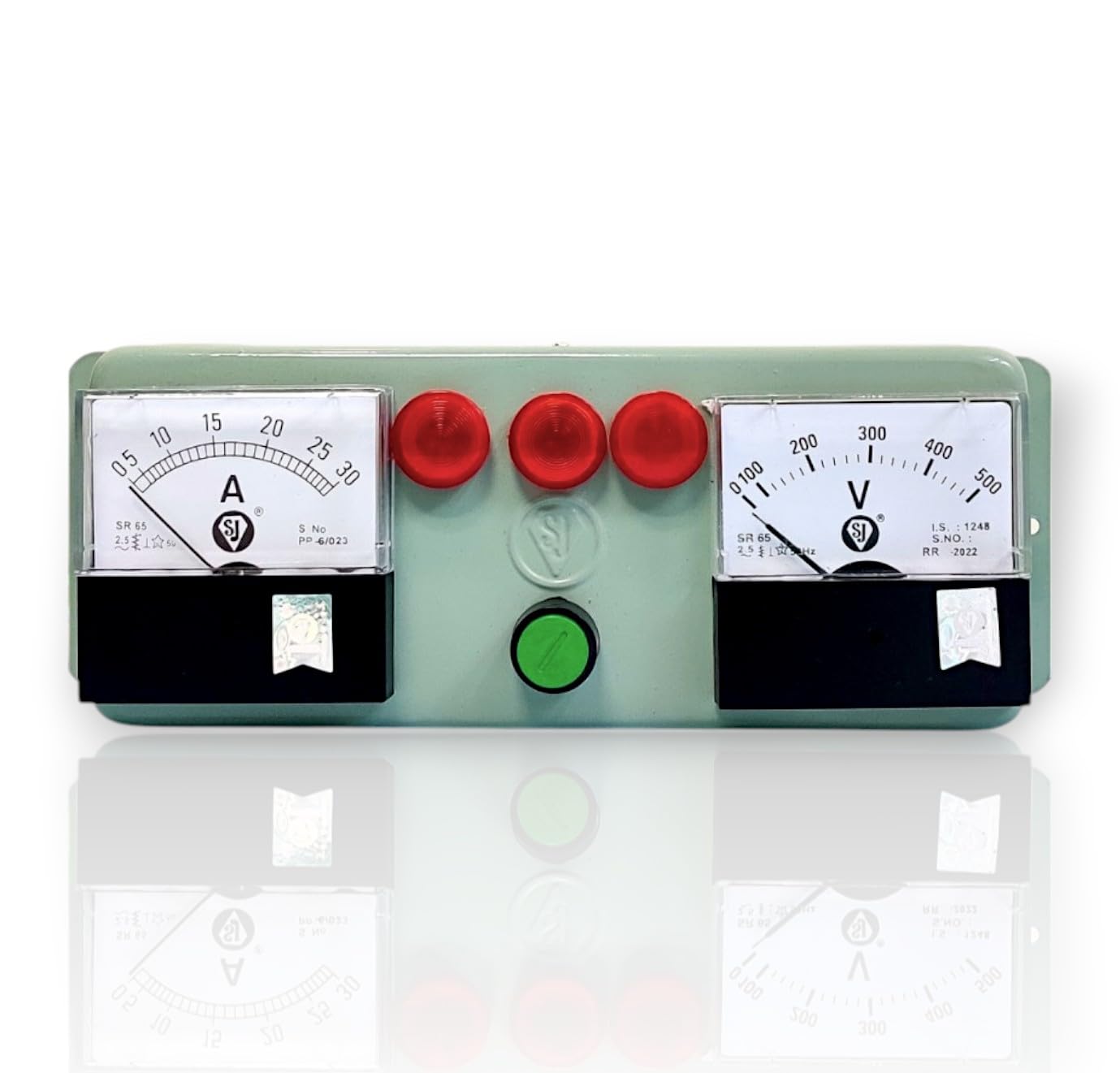 SJ Metering Panel Volts 0-500V Meter